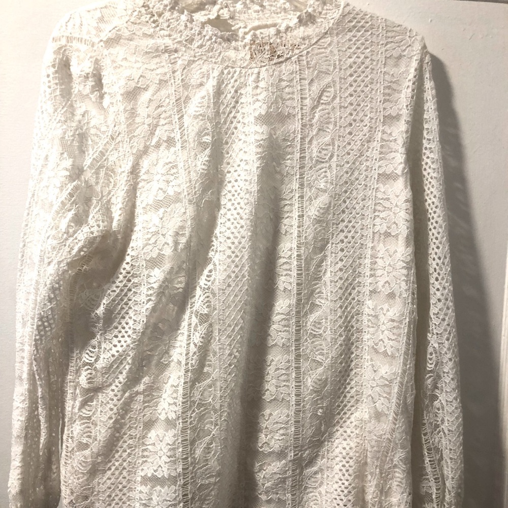 White Lace Blouse